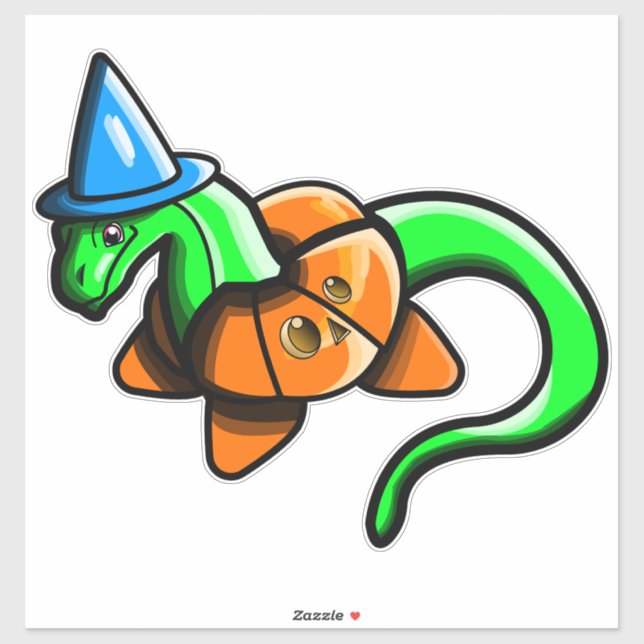 Adesivo Feliz Samhain! (Folha)