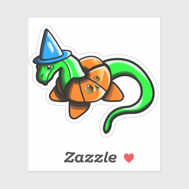 Adesivo Feliz Samhain! (Folha)