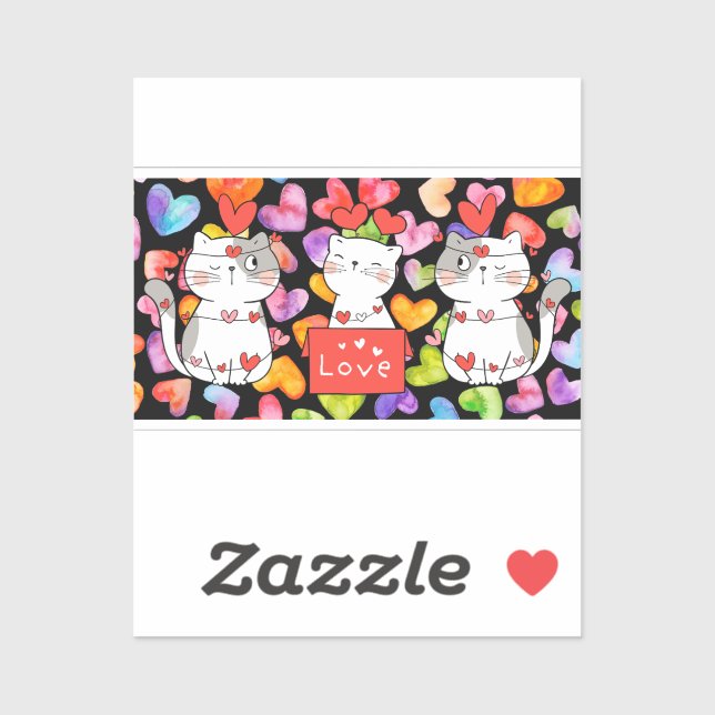 Adesivo Felizes namorados (Folha)