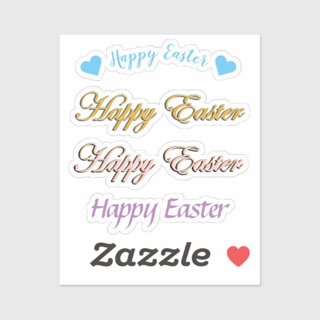 Adesivo Felz pascoa de Reserva de Sucata (Folha)