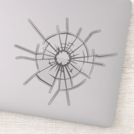 Adesivo Feministas Quebram Teto De Vidro | Limpar Vinheta