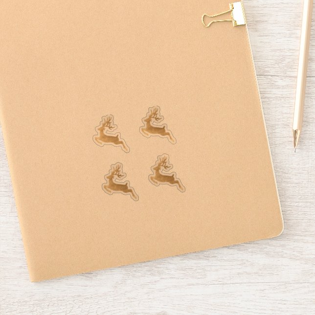 Adesivo Feriados de carne de veado Envelope de Natal Ir (Notebook)