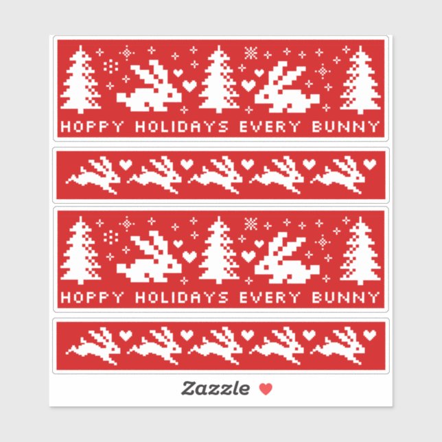 Adesivo Feriados Hoppy Todos Os Coelhos Coelhinhos Coelhin (Folha)