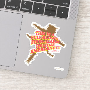 Adesivo Férias de Natal   Emergência de Feriado de Quatr