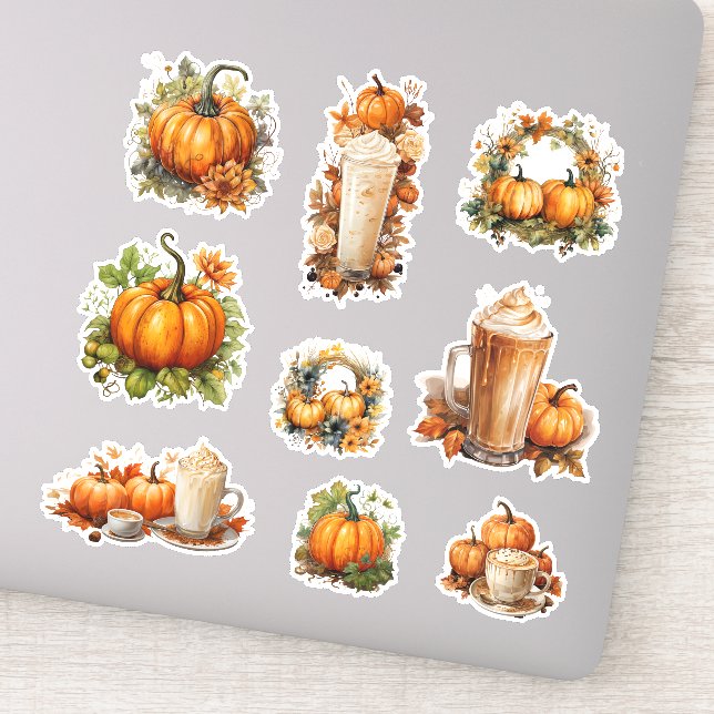 Adesivo Festa de Abóbora Perfeita no Dia das Bruxas no Dia (Detalhe)
