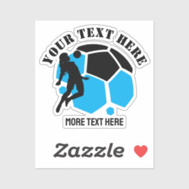 Adesivo Festa de aniversário de futebol do garoto de futeb