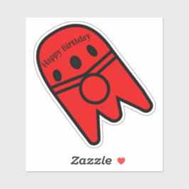 Adesivo Festa de aniversário Rocketship