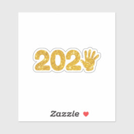 Adesivo Festa de Ano Novo 2025 - Feliz ano novo 2025