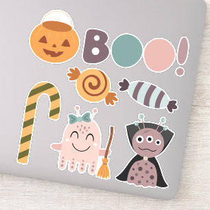 Adesivo Festa dos Monstros do Dia das Bruxas