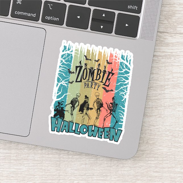 Adesivo Festa Zombie, Halloween (Detalhe)