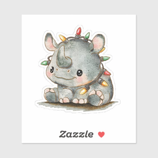 Adesivo Festivo Rhino (Folha)