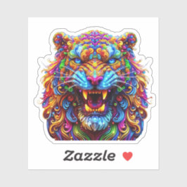 Adesivo Fierce Glower Tiger