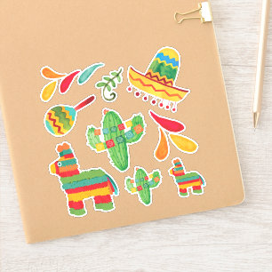 Adesivo Fiesta Watercolor Stickers
