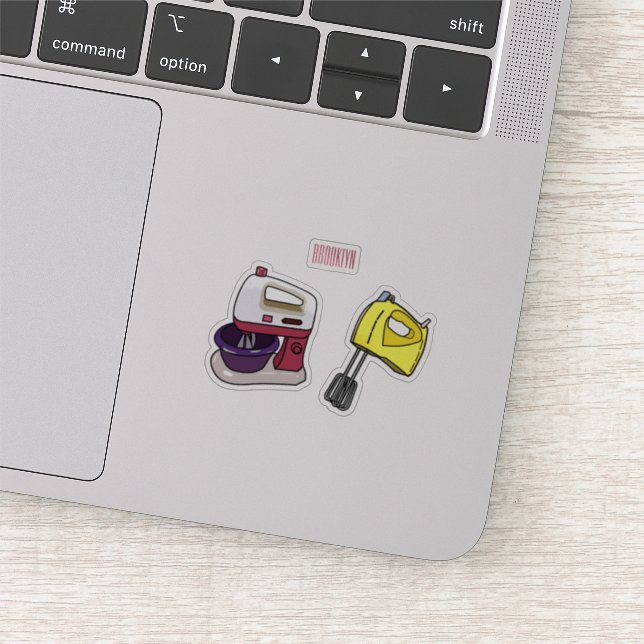 Adesivo Figura de desenho animado do Mixer (Detalhe)