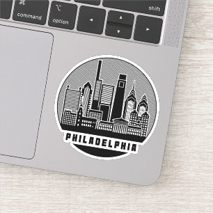 Adesivo Filadélfia Pennsylvania Skyline