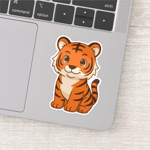 Adesivo Filhote de Tigre Fofo