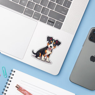 Adesivo Filhote Feliz de Manchester Terrier – Arte Chibi