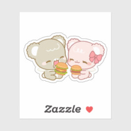 Adesivo filhotes de açúcar fofo