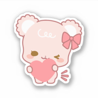 Adesivo filhotes de açúcar fofo