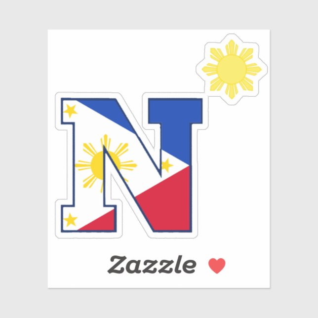 Adesivo Filipinas N Sun Recort Sticker (Folha)