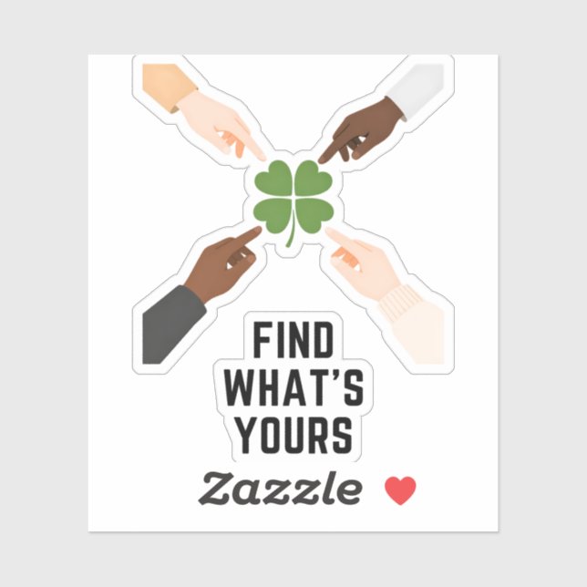 Adesivo Find Whats Yours Minimal Vinyl Sticker (Folha)