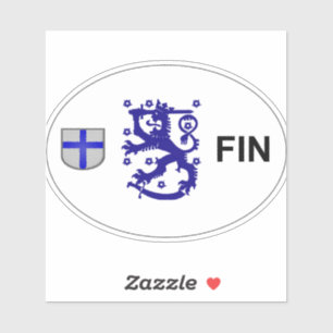 Adesivo Finlandia Euro Decal