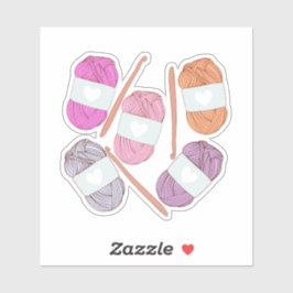 Adesivo Fios de Artesanato Crochet