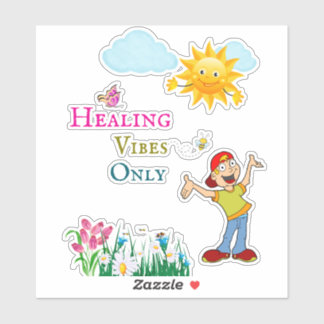 Adesivo Fique bem logo