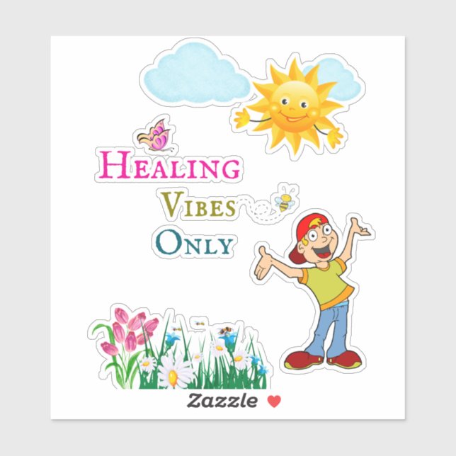 Adesivo Fique bem logo (Folha)