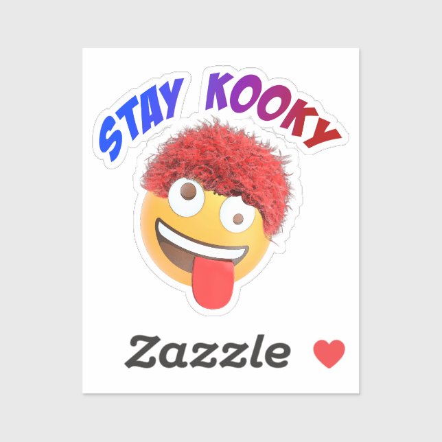 Adesivo Fique Kooky (Folha)