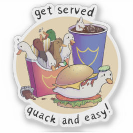 Adesivo Fique quieto e fácil!