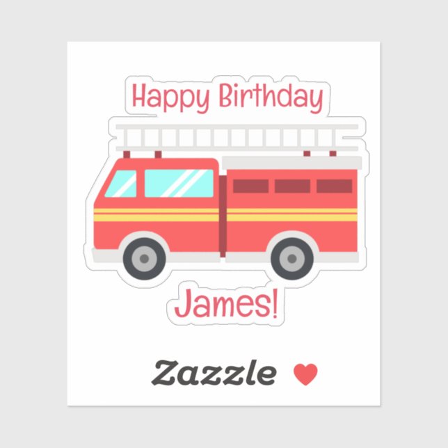 Adesivo Firecaminhão Personalizado (Folha)