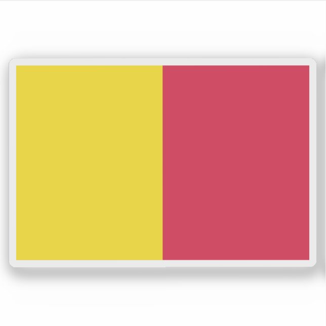 Adesivo First flag of Andorra (1806–1866) (Frente)