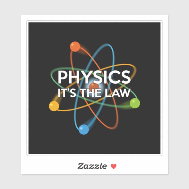 Adesivo FÍSICA É A BOA Festa (Folha)