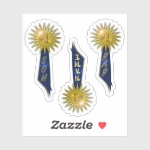 Adesivo Fita Azul nº 1 Pai nº 1 Son Sticker