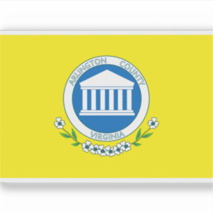 Adesivo Flag of Arlington County, Virginia (1983-2022)
