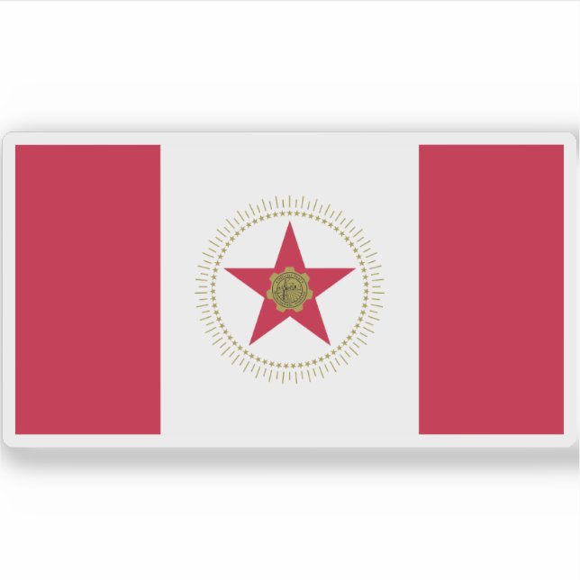 Adesivo Flag of Birmingham, Alabama (Frente)