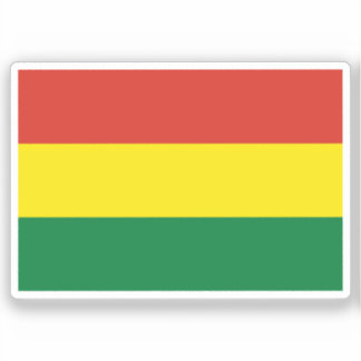 Adesivo Flag of Bolivia Custom-Cut Vinyl Sticker