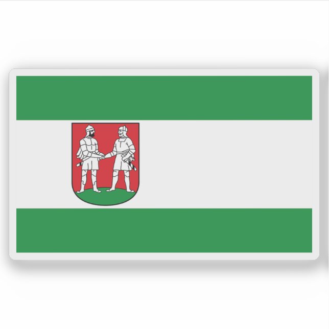 Adesivo Flag of Bünde, Germany (Frente)