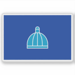 Adesivo Flag of Durban, the Republic of South Africa