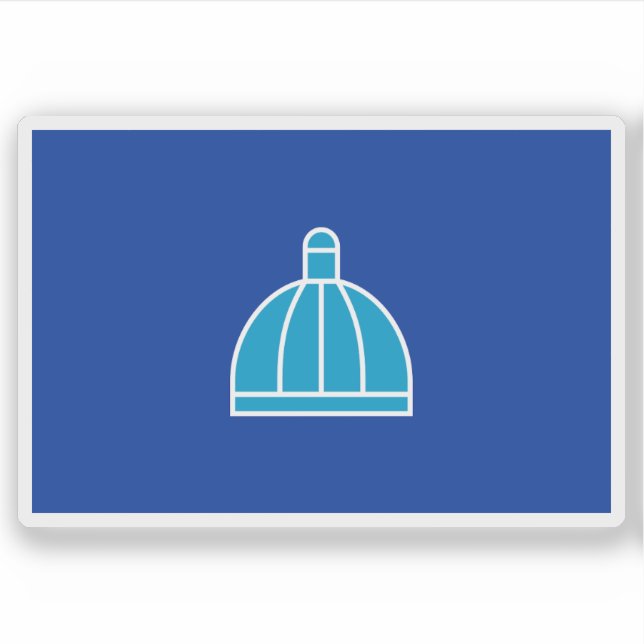 Adesivo Flag of Durban, the Republic of South Africa (Frente)