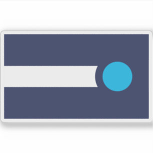 Adesivo Flag of High Point, Carolina do Norte