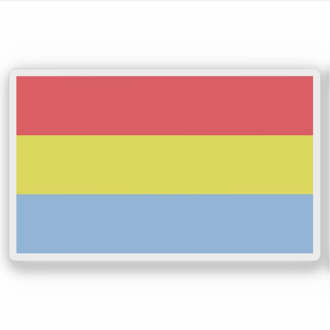 Adesivo Flag of Kafficho people, Ethiopia (Frente)