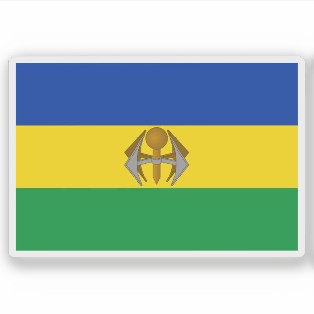 Adesivo Flag of KwaNdebele, the Republic of South Africa (Frente)