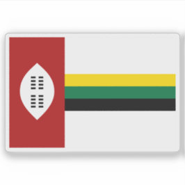 Adesivo Flag of KwaZulu (1977-1985), Rep. of South Africa