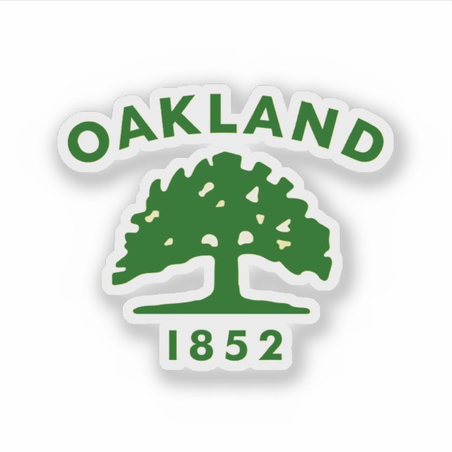 Adesivo Flag of Oakland, California (Frente)