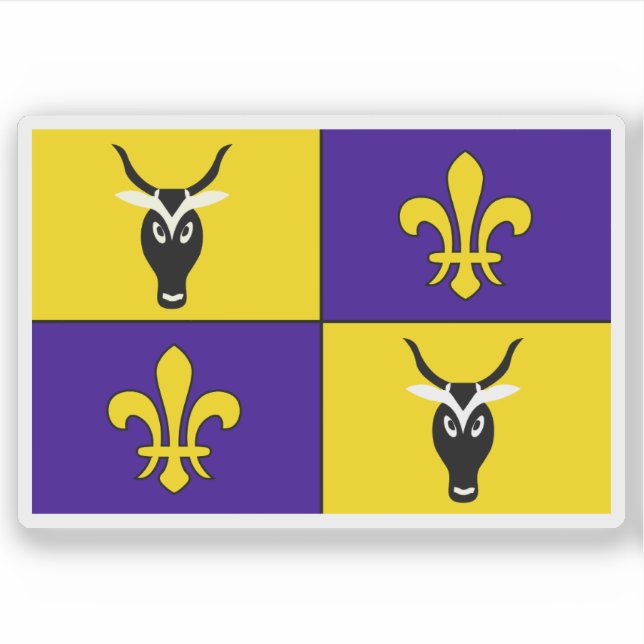 Adesivo Flag of of Antananarivo, Republic of Madagascar (Frente)