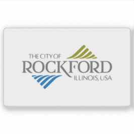 Adesivo Flag of Rockford, Illinois, USA