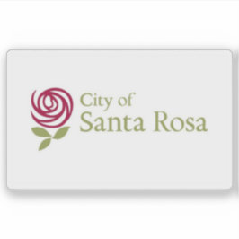 Adesivo Flag of Santa Rosa, California, USA