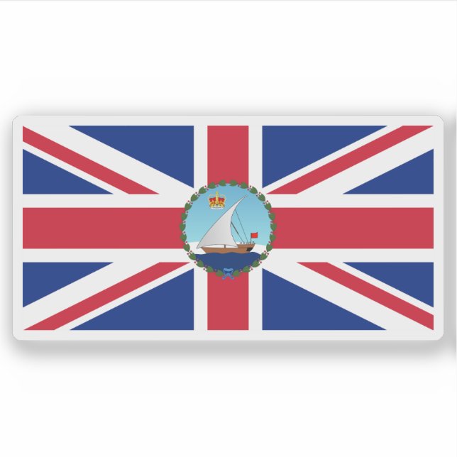 Adesivo Flag of The British Resident Minister of Zanzibar  (Frente)